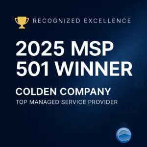 MSP 501 Award Winner Colden Company